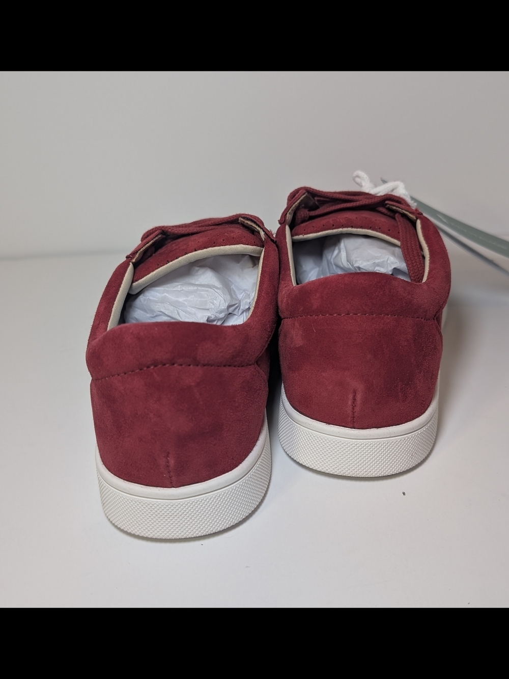 Waco Revitalign Women’s Burgundy Suede Sneakers - Size 6.5 - NIB Orthotic Comfor - Picture 4 of 8